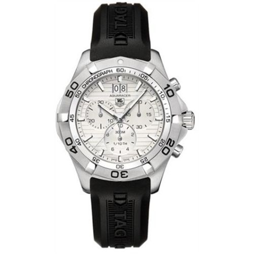TAG Heuer Aquaracer 300M Quartz Chronograph 43 Stainless Steel / Silver / Rubber